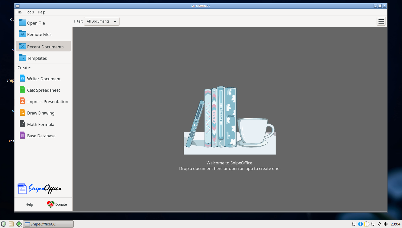 SnipeOffice on SnipeOS